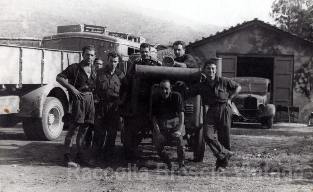 Mio padre in servizio alla Polveriera - Valle di Mompiano 1941