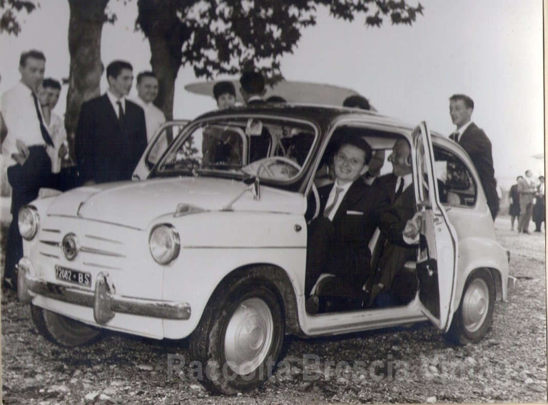 Matrimonio a Chiesanuova - Partenza per il viaggio di nozze 1963