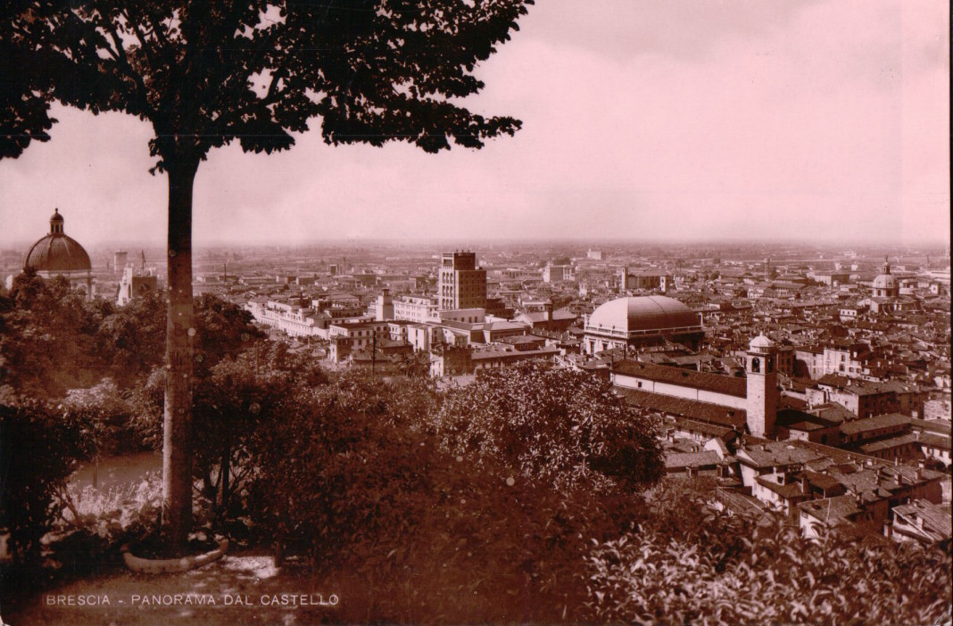 Panorama dal Castello - Brescia 1950