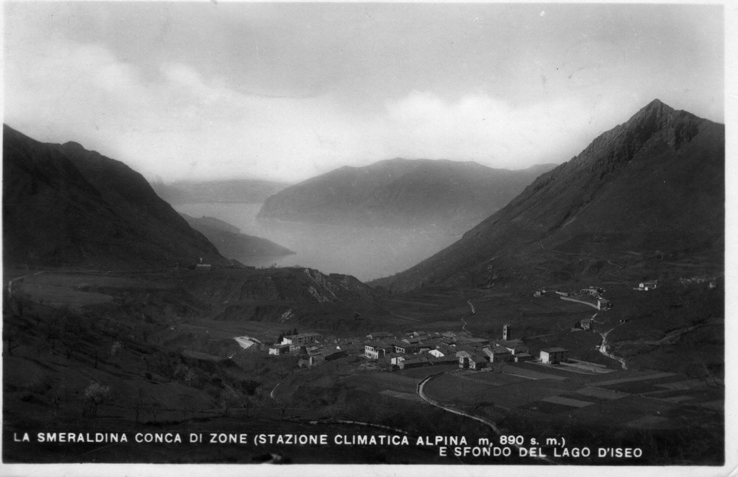 Conca di Zone dal Monte Guglielmo - 1951