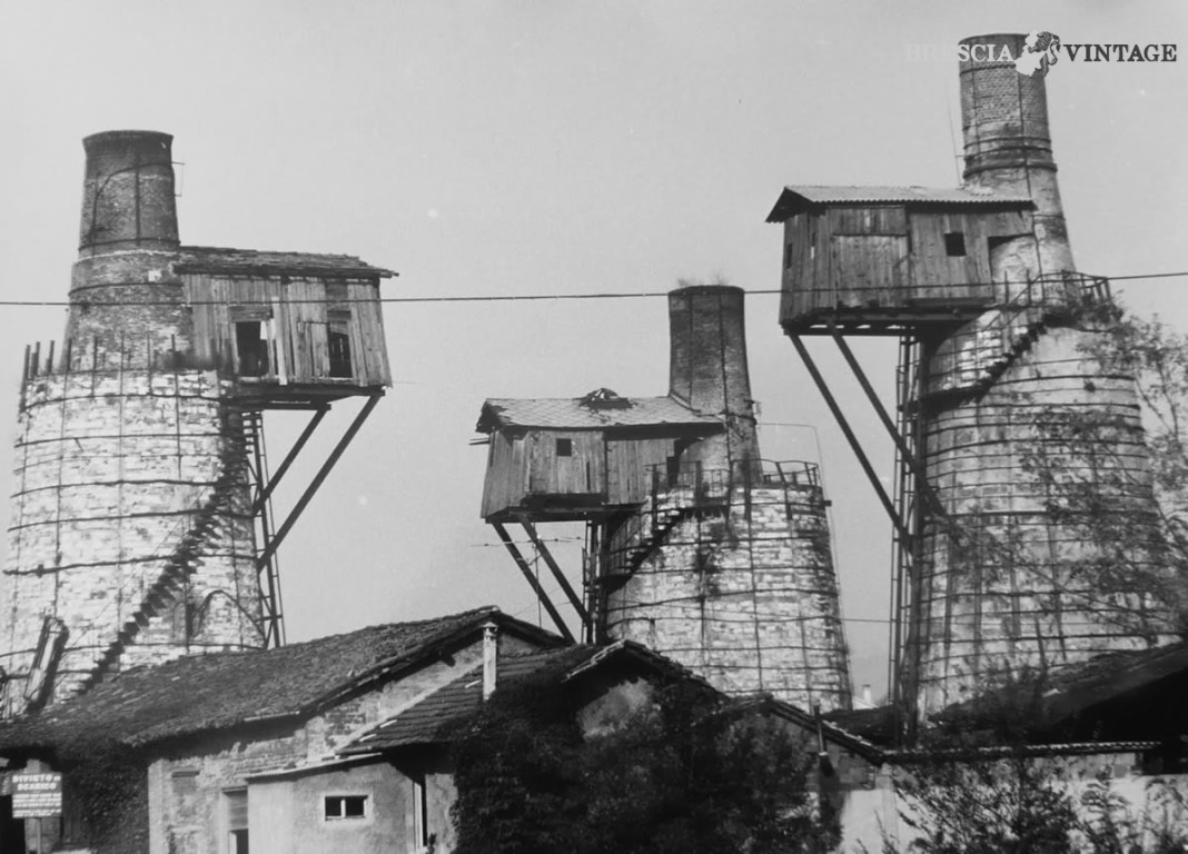 Le fornaci della calce a Ponte Crotte nel 1972