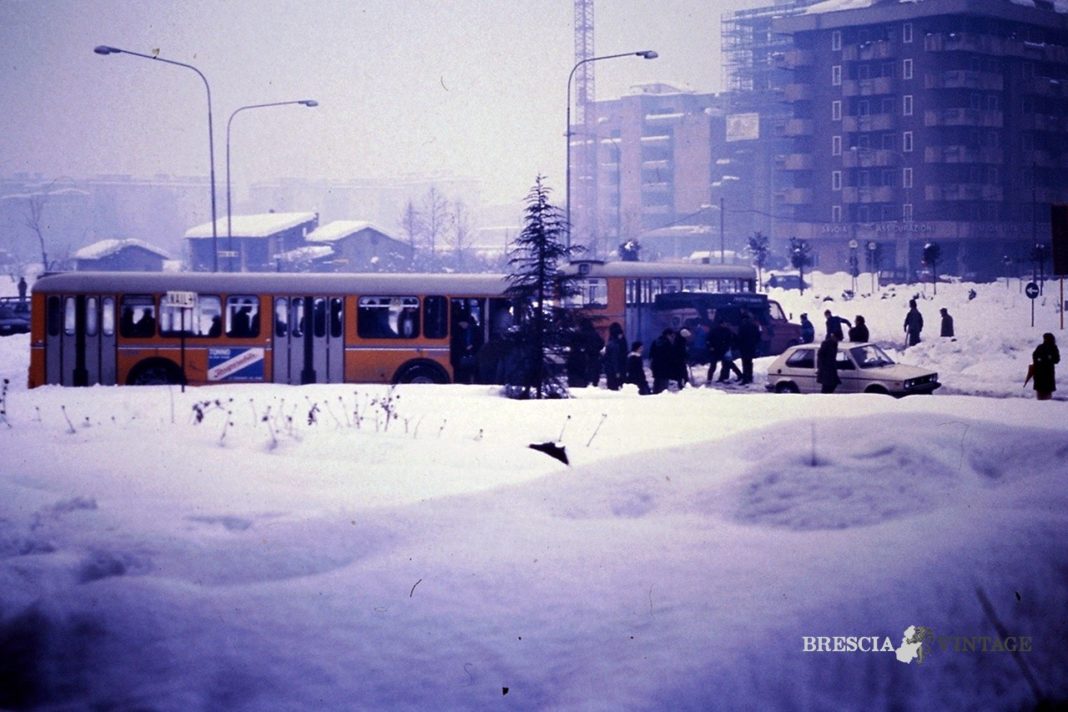 Grande nevicata 1985 via Cefalonia Brescia
