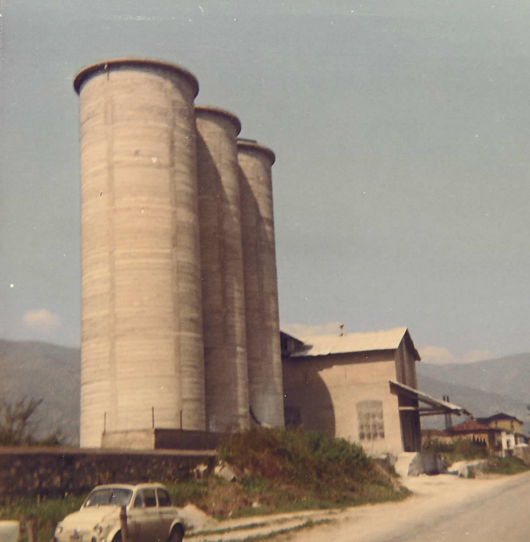 I silos delle calachere di Campagnola di Concesio nel 1970