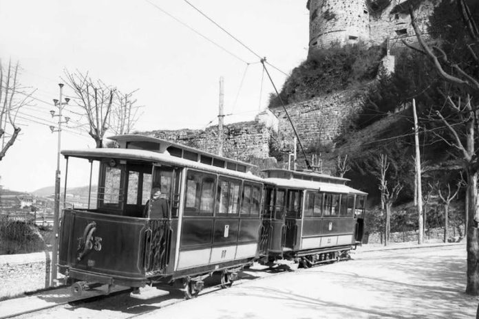 In tram in Castello - 1904