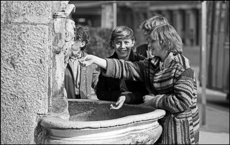 La fontanella di piazza della Loggia – 1979