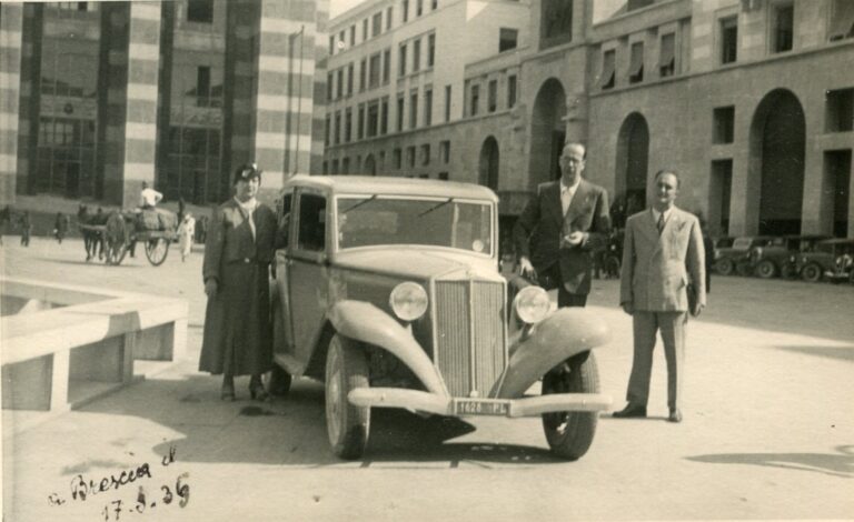 Piazza della Vittoria il 17 agosto del 1935